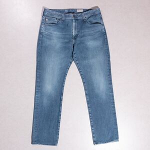 AG Adriano Goldschmeid Everett Slim Straight Denim 360 Blue Jeans Men's 34x31